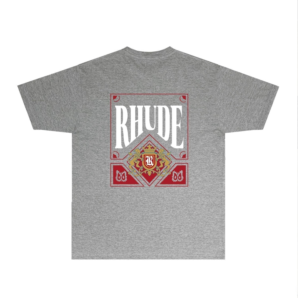 Rhude T-shirts Printed Trendy Pure Cotton