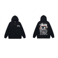 Stussy Hoodie Zip-Up Cardigan Fleece Hooded Sweater
