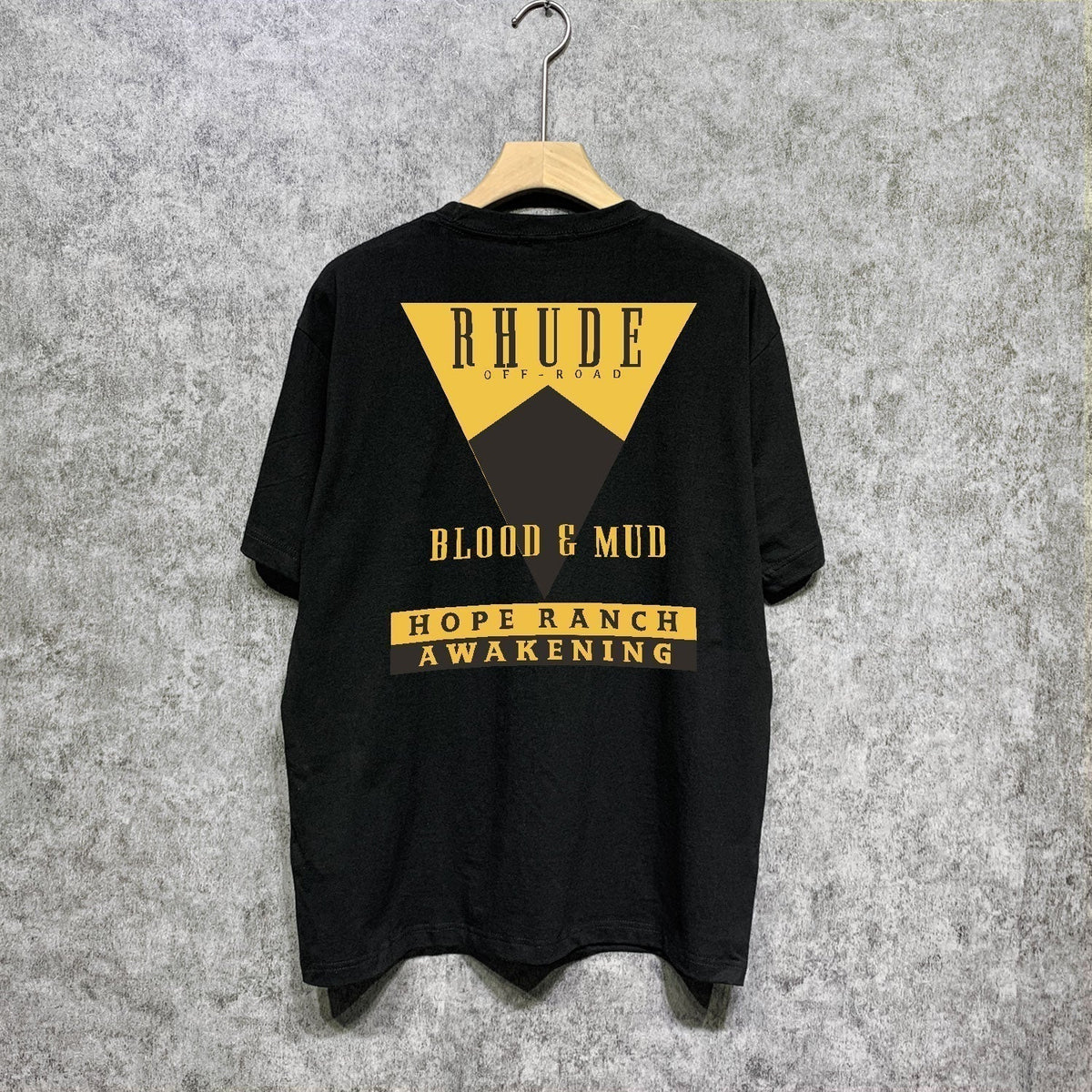 Rhude T-shirts Printed Trendy Pure Cotton