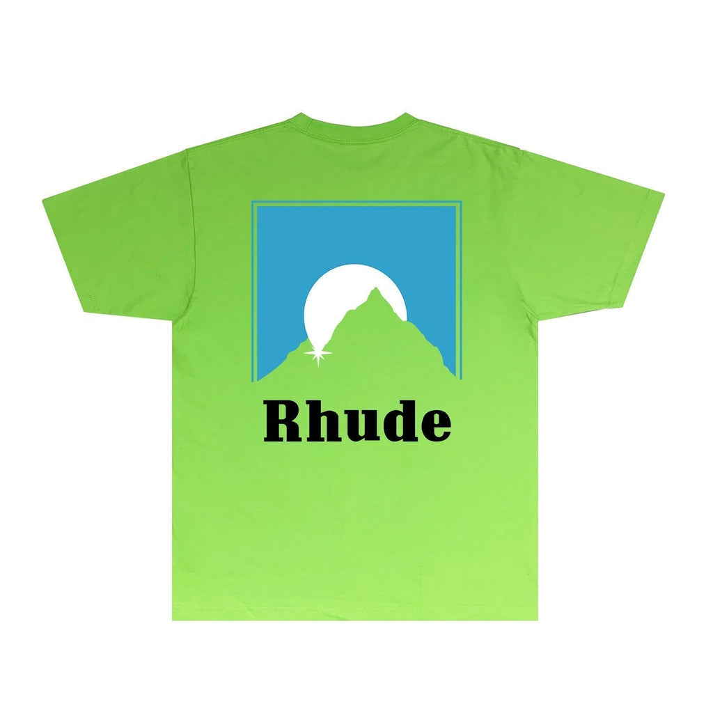 Rhude T-shirts Printed Trendy Pure Cotton