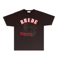 Rhude T-shirts Printed Trendy Pure Cotton
