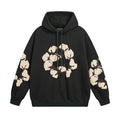 Denim Tears Hoodie Alphabet Foam Print Fleece Hoodie Sweater