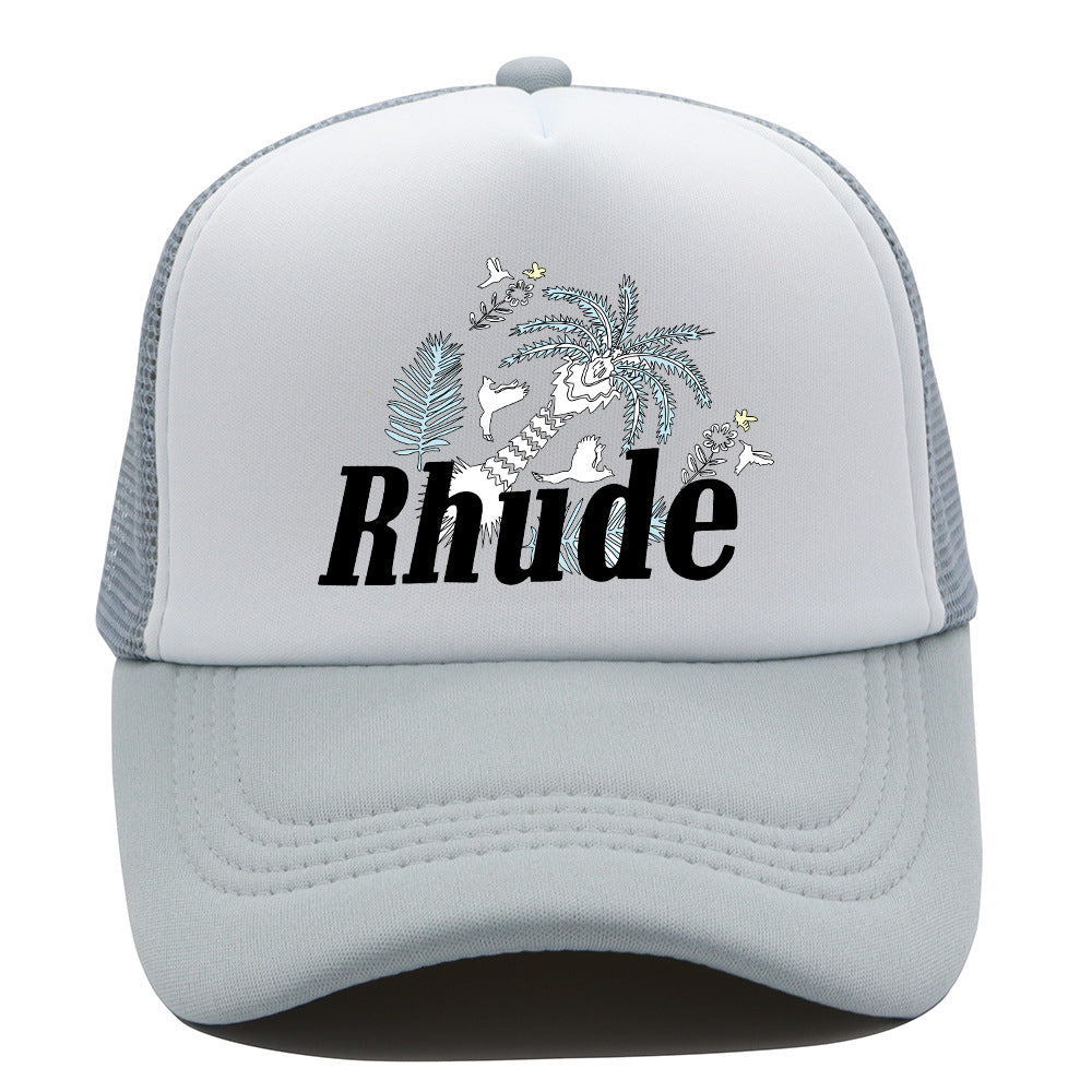 Rhude Hat Fashion Net Cap Hip Hop Baseball Cap