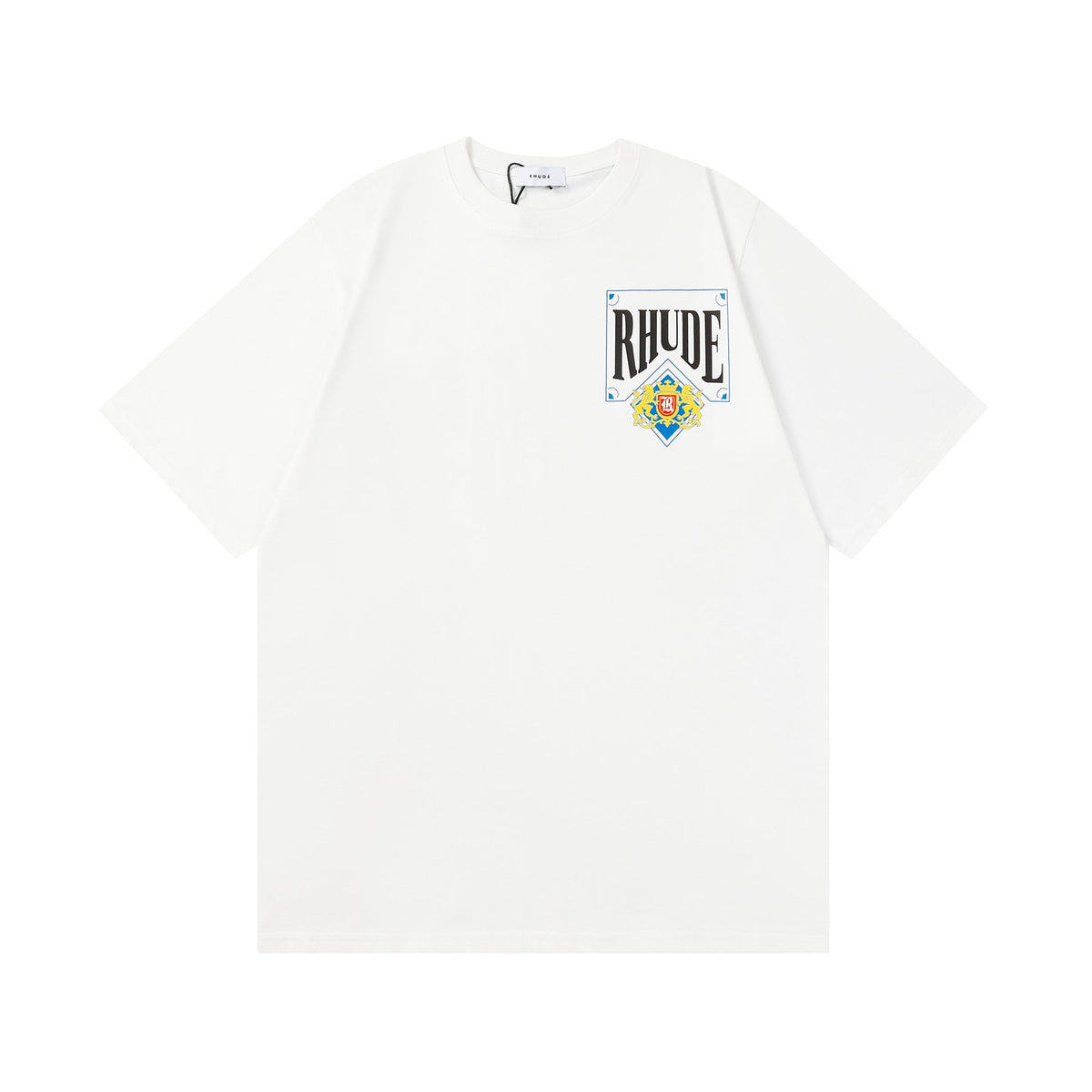 Rhude T-shirt Micro Standard Poker Printed Short Sleeve T-shirt