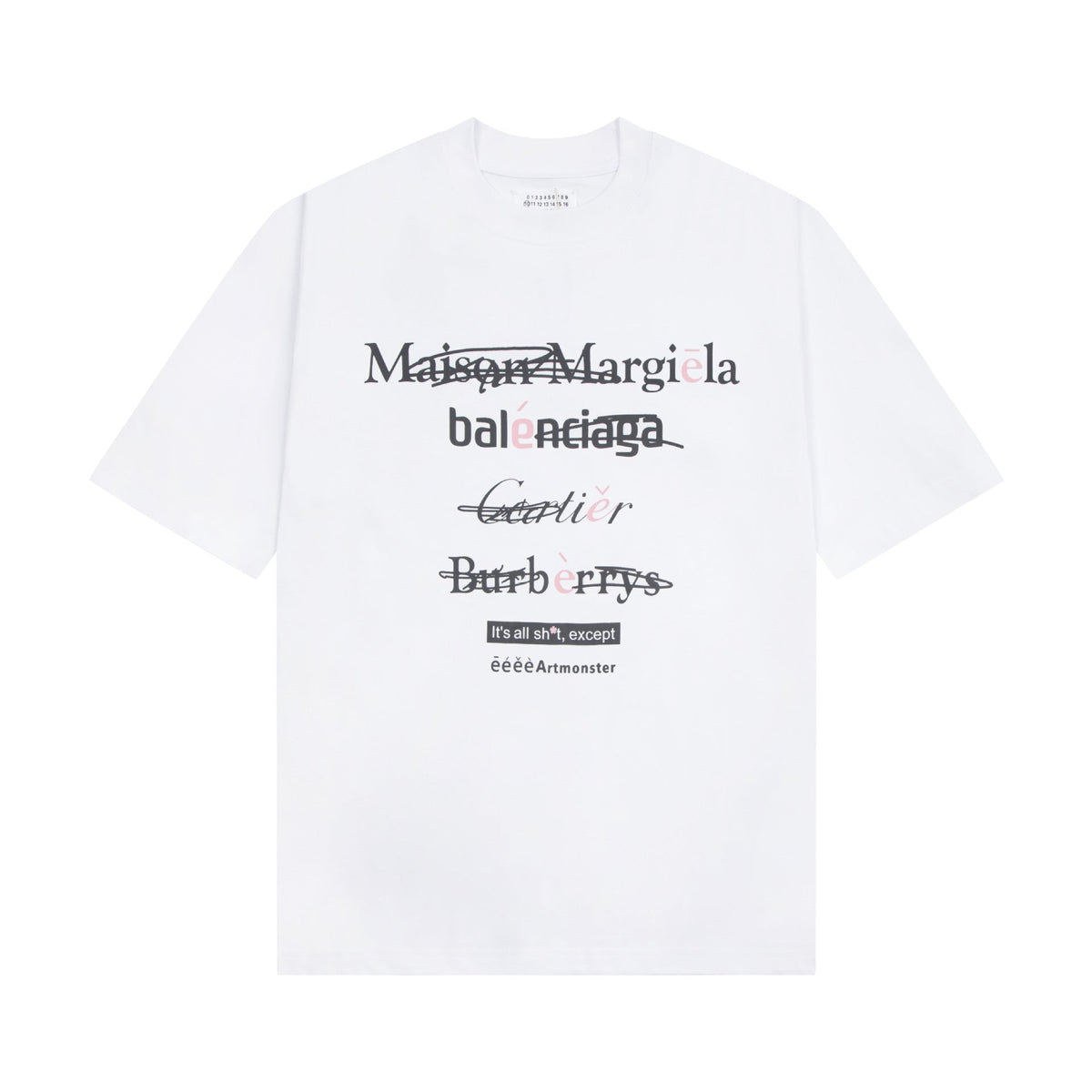 Maison Margiela T-shirt Crew Neck Loose Short Sleeve T-shirt