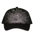Sp5der Rhinestone Web Hat Black