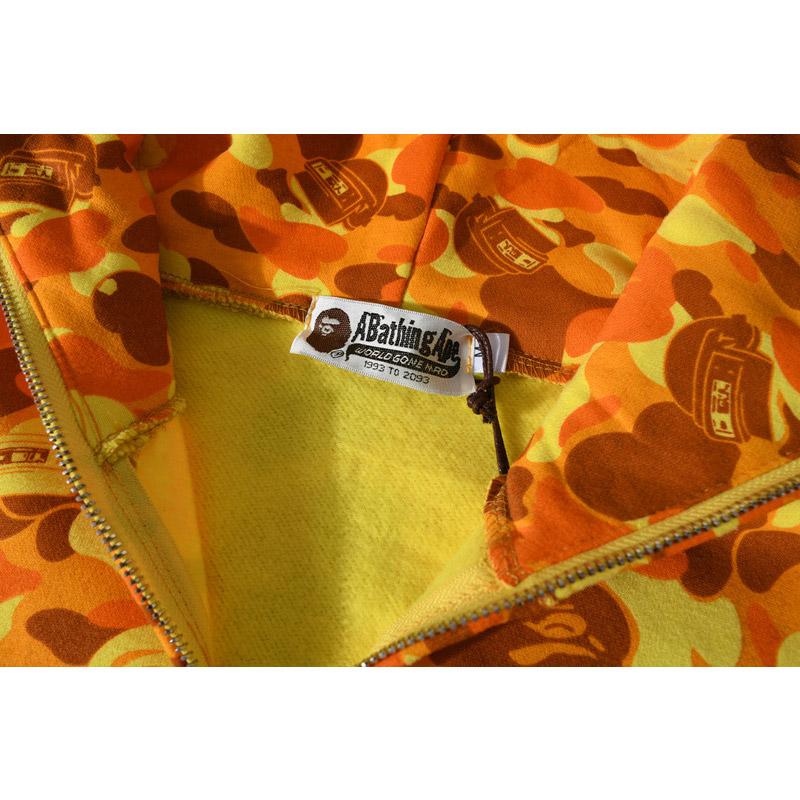 Bathing Ape Hoodie Spring and Autumn Men and Women Camouflage Sweater