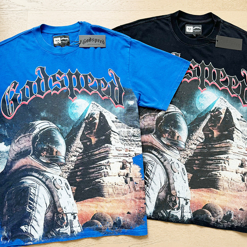 Godspeed T-shirts Retro Fantasy Pattern