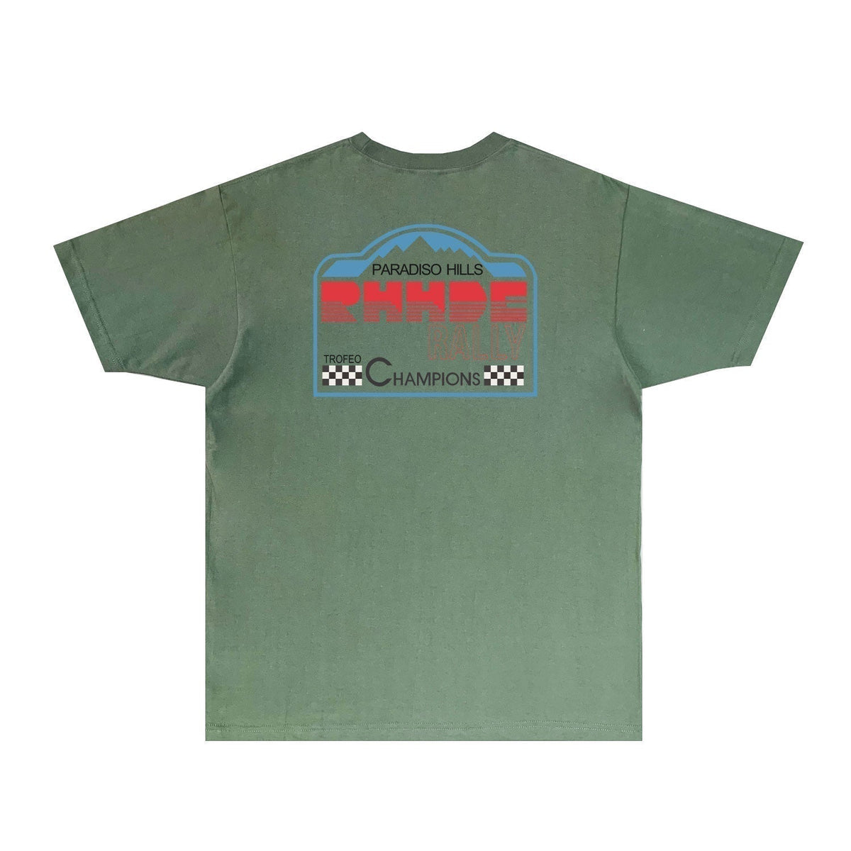 Rhude T-shirts Printed Trendy Pure Cotton