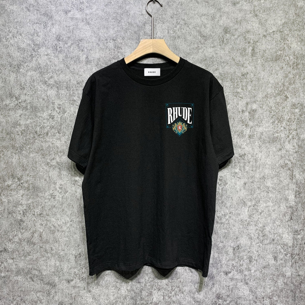 Rhude T-shirts Printed Trendy Pure Cotton
